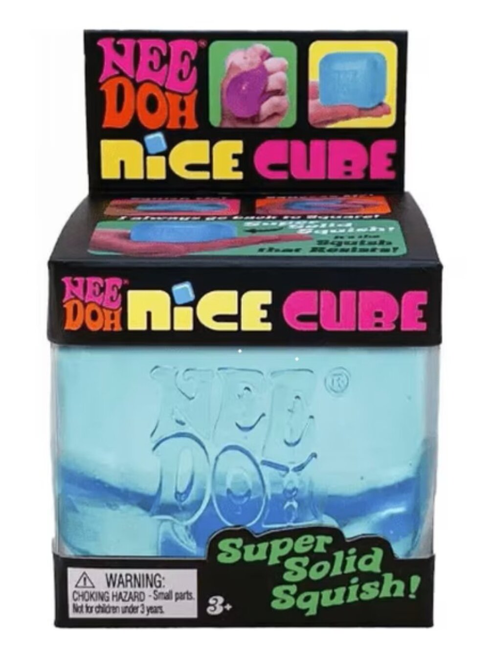 Schylling NeeDoh Nice Cube Authentic ! -Sensory Squeeze Toy with Super Solid